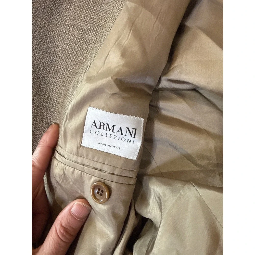 Armani Collezioni Blazer Sport Coat Italy Saks Mens Luxury 42R
